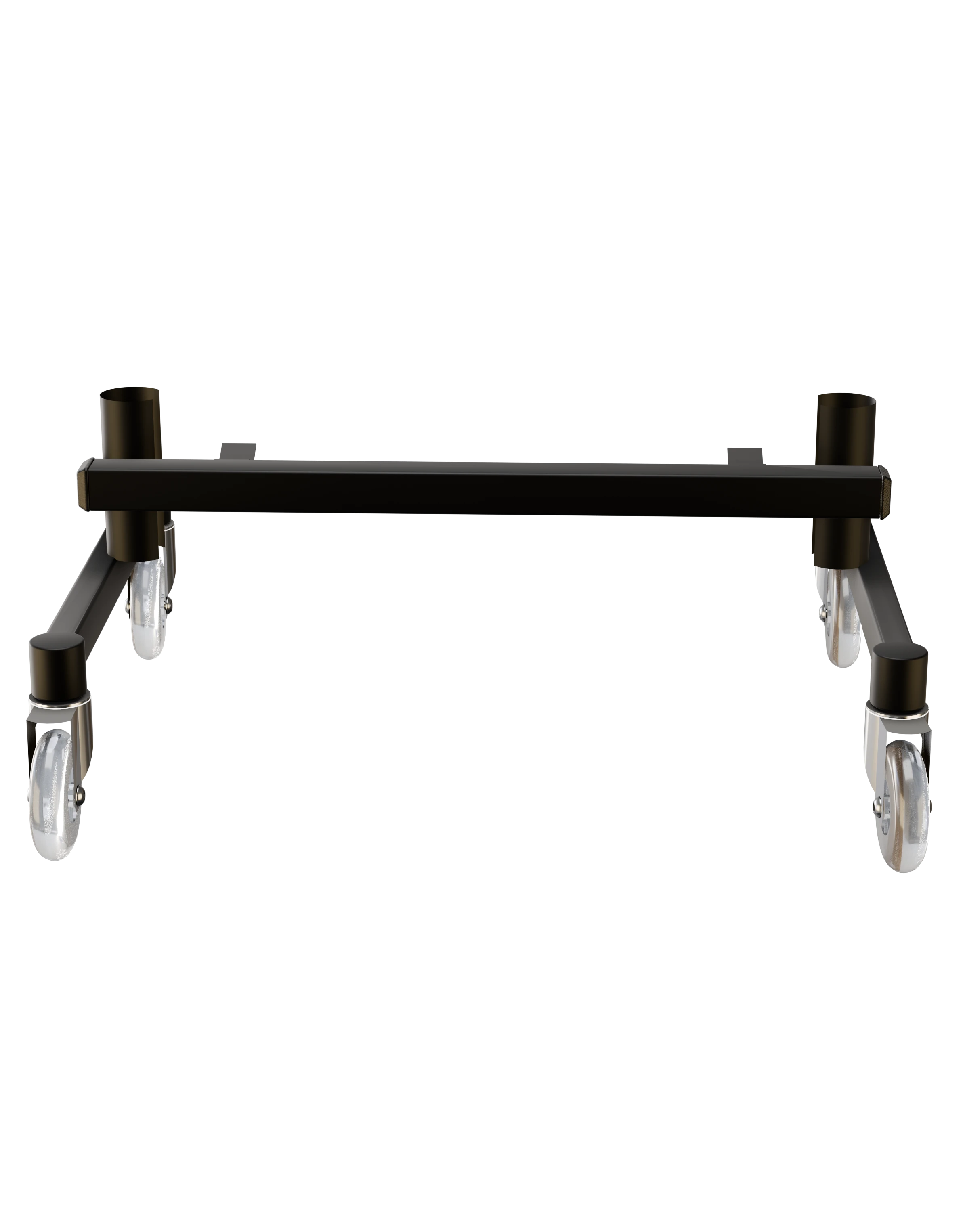 Suporte de chão com rodinhas Preto